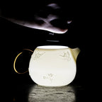 Hidden Carving “Butterfly in Bloom” Dragon Egg Teapot – 200ml