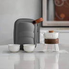 Lazy teapot anti-scalding breakthrough point teapot turning high temperature resistant glass rotating pot tea separation cup