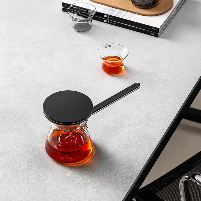 Tea & Coffee 2-in-1 Travel Pot | Minimalist Glass Portable Brewer