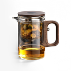 Smart Magnetic Teapot | Lazy Tea Maker with Tea-Water Separation | 600ml Glass Infuser Pot