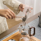 Smart Magnetic Teapot | Lazy Tea Maker with Tea-Water Separation | 600ml Glass Infuser Pot