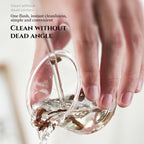 300ML Portable Magnetic Tea Infuser Bottle – Borosilicate Glass with Wood Lid & Travel Case