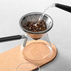 Tea & Coffee 2-in-1 Travel Pot | Minimalist Glass Portable Brewer