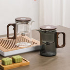 Smart Magnetic Teapot | Lazy Tea Maker with Tea-Water Separation | 600ml Glass Infuser Pot