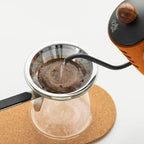 Tea & Coffee 2-in-1 Travel Pot | Minimalist Glass Portable Brewer